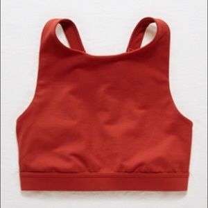 AERIE Chill Hi-Neck Sports Bra